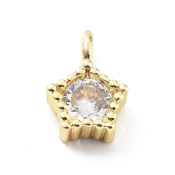 PandaHall Rack Plating Brass Micro Pave Cubic Zirconia Pendants, Cadmium Free & Lead Free, Long-Lasting Plated, Star, Real 18K Gold Plated..., Clear
PandaHall Rack Plating Brass Micro Pave Cubic Zirconia Pendants, Cadmium Free & Lead Free, Long-Lasting Plated, Star, Real 18K Gold Plated..., Clear