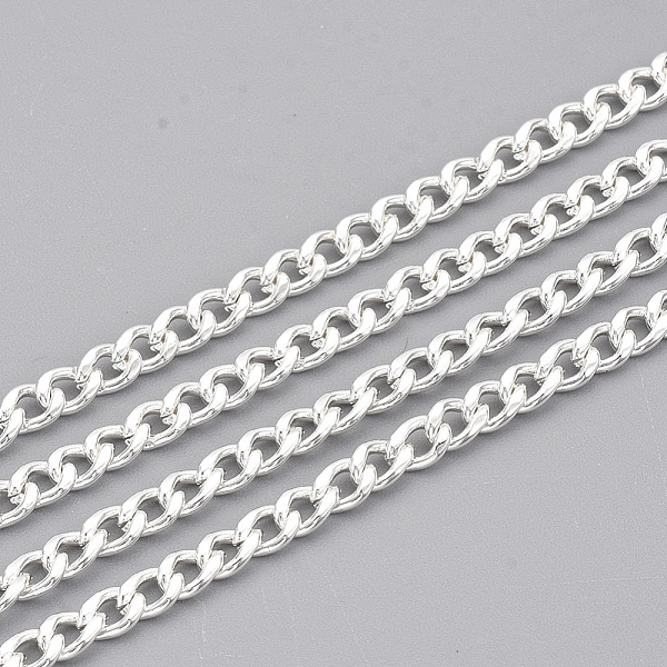 PandaHall 304 Stainless Steel Curb Chains, Twisted Chains, Unwelded, with Spool, Silver Color Plated, 4.5x3x0.8mm, about 32.8 Feet(10m)/roll...
PandaHall 304 Stainless Steel Curb Chains, Twisted Chains, Unwelded, with Spool, Silver Color Plated, 4.5x3x0.8mm, about 32.8 Feet(10m)/roll...