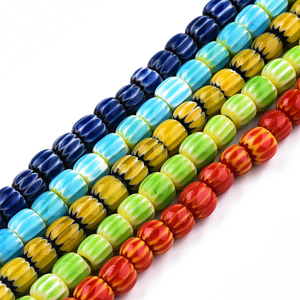 PandaHall Handmade Lampwork Beads Strands, Column, Mixed Color, 5.5~7.5x4.5~6mm, Hole: 1.4mm, about 70~72pcs/strand, 15.75 inch~15.94 inch..., Multicolor
PandaHall Handmade Lampwork Beads Strands, Column, Mixed Color, 5.5~7.5x4.5~6mm, Hole: 1.4mm, about 70~72pcs/strand, 15.75 inch~15.94 inch..., Multicolor