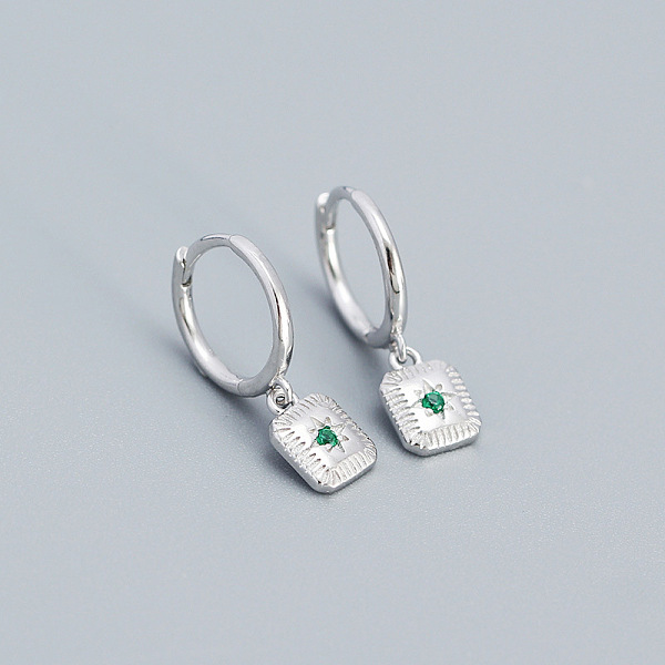 PandaHall Square with Star Rhodium Plated 925 Sterling Silver Pave Green Cubic Zirconia Hoop Dangle Earrings for Women, Platinum Sterling...
PandaHall Square with Star Rhodium Plated 925 Sterling Silver Pave Green Cubic Zirconia Hoop Dangle Earrings for Women, Platinum Sterling...