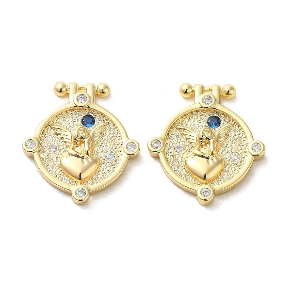 PandaHall Brass Micro Pave Clear Cubic Zirconia Pendants, Flat Round with Angel Pattern, Real 18K Gold Plated, 23x20.5x4mm, Hole: 1mm...
PandaHall Brass Micro Pave Clear Cubic Zirconia Pendants, Flat Round with Angel Pattern, Real 18K Gold Plated, 23x20.5x4mm, Hole: 1mm...