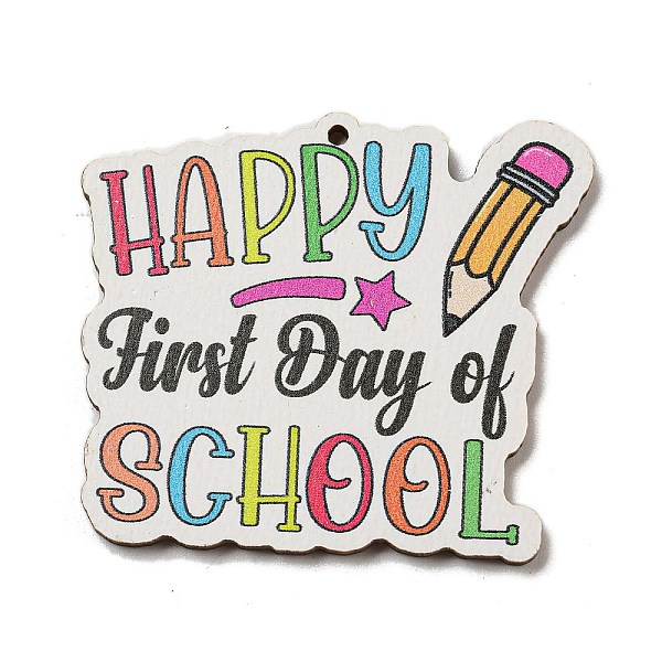 PandaHall Wood Pendant, Teachers' Day Theme, Word, 39x45x2.5mm, Hole: 1.6mm Wood Word
PandaHall Wood Pendant, Teachers' Day Theme, Word, 39x45x2.5mm, Hole: 1.6mm Wood Word