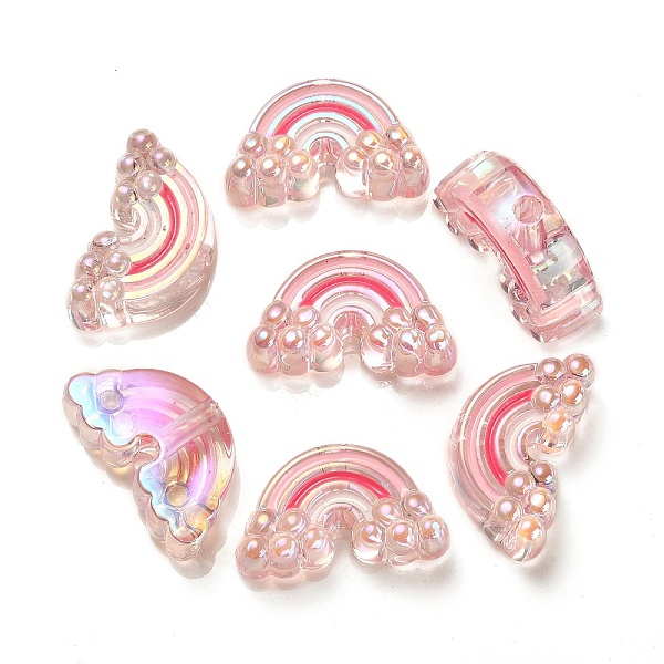 PandaHall UV Plating Rainbow Iridescent Acrylic Enamel Beads, Rainbow, Pink, 17x29x11mm, Hole: 3.5mm Acrylic Rainbow Pink
PandaHall UV Plating Rainbow Iridescent Acrylic Enamel Beads, Rainbow, Pink, 17x29x11mm, Hole: 3.5mm Acrylic Rainbow Pink