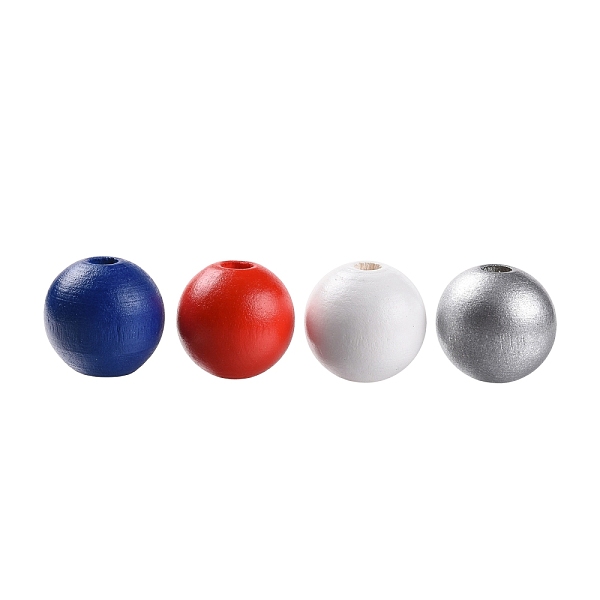 PandaHall 160 Pcs 4 Colors 4 July American Independence Day Painted Natural Wood Round Beads, Loose Beads for Jewelry Making and Home Decor..., Multicolor
PandaHall 160 Pcs 4 Colors 4 July American Independence Day Painted Natural Wood Round Beads, Loose Beads for Jewelry Making and Home Decor..., Multicolor