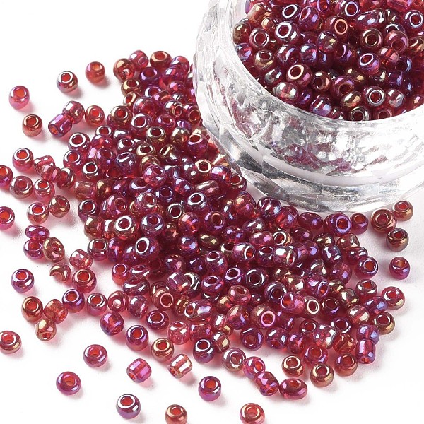 PandaHall 8/0 Round Glass Seed Beads, Transparent Colours Rainbow, Round Hole, Fuchsia, 8/0, 3mm, Hole: 1mm, about 1111pcs/50g, 50g/bag..., Pink
PandaHall 8/0 Round Glass Seed Beads, Transparent Colours Rainbow, Round Hole, Fuchsia, 8/0, 3mm, Hole: 1mm, about 1111pcs/50g, 50g/bag..., Pink