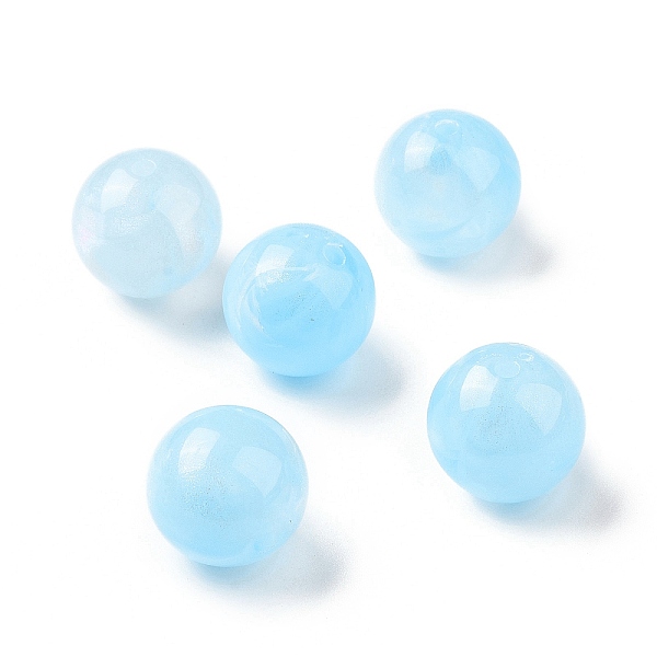 PandaHall Opaque Acrylic Beads, Glitter Beads, Round, Light Sky Blue, 15mm, Hole: 2mm, about 210pcs/500g Acrylic Round
PandaHall Opaque Acrylic Beads, Glitter Beads, Round, Light Sky Blue, 15mm, Hole: 2mm, about 210pcs/500g Acrylic Round