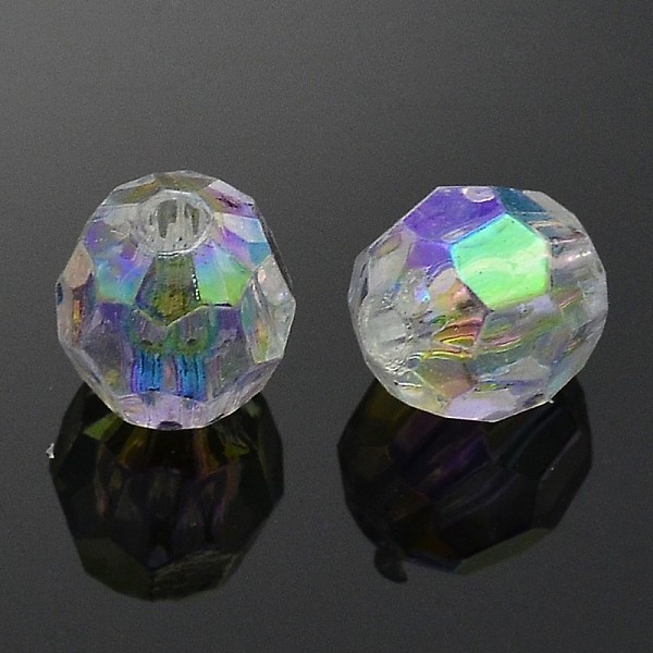 PandaHall Eco-Friendly Transparent Acrylic Beads, Faceted, Round, Clear, AB Color, 8mm, Hole: 1.5mm, about 2500pcs/500g Acrylic Round
PandaHall Eco-Friendly Transparent Acrylic Beads, Faceted, Round, Clear, AB Color, 8mm, Hole: 1.5mm, about 2500pcs/500g Acrylic Round