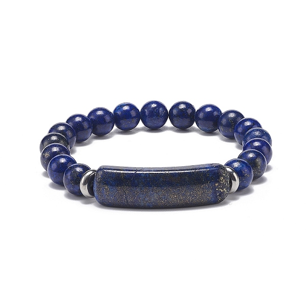 PandaHall Natural Lapis Lazuli(Dyed) Beaded Stretch Bracelet, Gemstone Jewelry for Men Women, Rectangle Bar Charm Bracelets, Inner Diameter...
PandaHall Natural Lapis Lazuli(Dyed) Beaded Stretch Bracelet, Gemstone Jewelry for Men Women, Rectangle Bar Charm Bracelets, Inner Diameter...