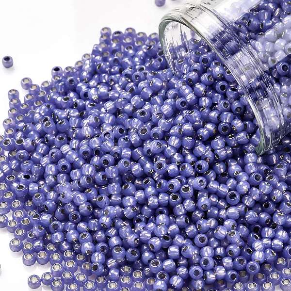 PandaHall TOHO Round Seed Beads, Japanese Seed Beads, (2123) Silver Lined Tanzanite Opal, 11/0, 2.2mm, Hole: 0.8mm, about 1103pcs/10g Glass..., Purple
PandaHall TOHO Round Seed Beads, Japanese Seed Beads, (2123) Silver Lined Tanzanite Opal, 11/0, 2.2mm, Hole: 0.8mm, about 1103pcs/10g Glass..., Purple