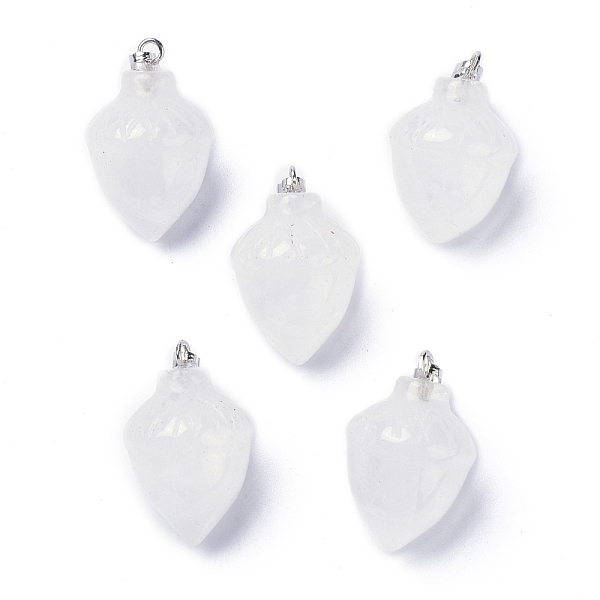 PandaHall Natural Quartz Crystal Pendants, with Platinum Brass Loops, Food, 24~25x15.5~16mm, Hole: 6.5x2.7mm Quartz Crystal Food
PandaHall Natural Quartz Crystal Pendants, with Platinum Brass Loops, Food, 24~25x15.5~16mm, Hole: 6.5x2.7mm Quartz Crystal Food
