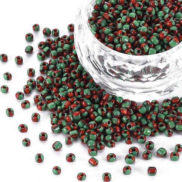 PandaHall 8/0 Glass Seed Beads, Opaque Colours Seep, Green, 3mm, hole:1mm Glass Green
PandaHall 8/0 Glass Seed Beads, Opaque Colours Seep, Green, 3mm, hole:1mm Glass Green