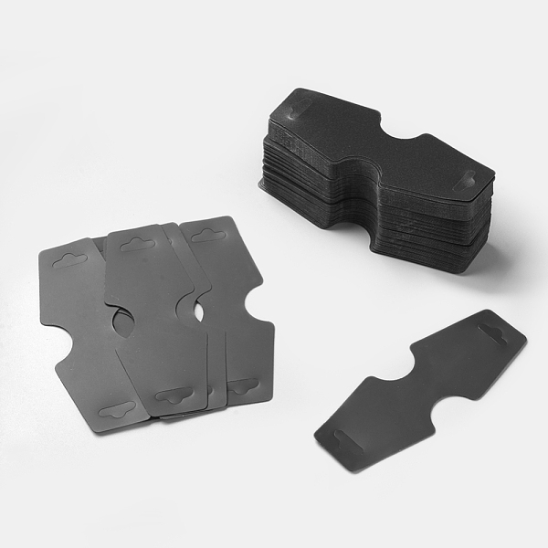 PandaHall Plastic Card, Black, used for headwear and pendants, 122mm long, 46mm wide Plastic Trapezoid Black
PandaHall Plastic Card, Black, used for headwear and pendants, 122mm long, 46mm wide Plastic Trapezoid Black