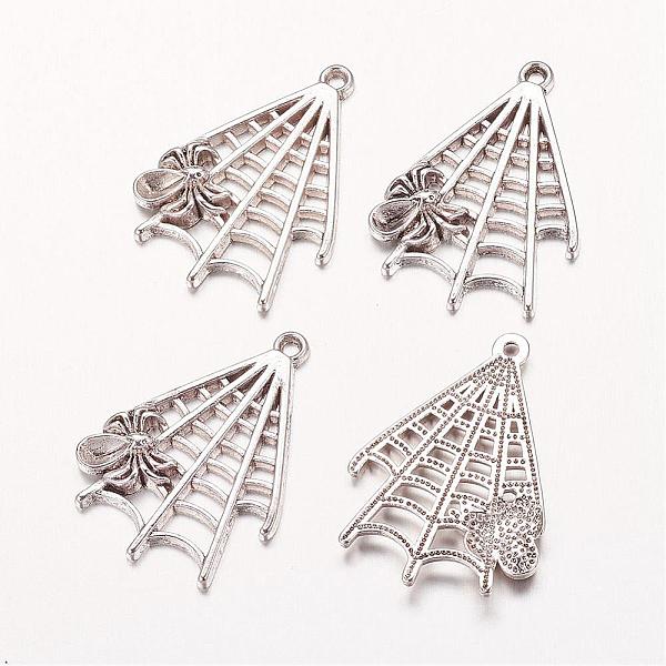 PandaHall Halloween Jewelry Alloy Pendants, Spider in Web, Cadmium Free & Nickel Free & Lead Free, Antique Silver, 32x23x3.5mm, Hole: 1.5mm...
PandaHall Halloween Jewelry Alloy Pendants, Spider in Web, Cadmium Free & Nickel Free & Lead Free, Antique Silver, 32x23x3.5mm, Hole: 1.5mm...