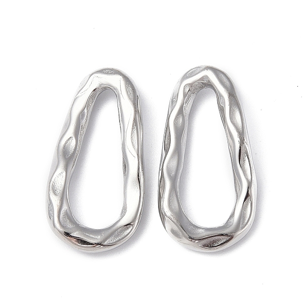 PandaHall 304 Stainless Steel Linking Ring, Hammered, Teardrop, Stainless Steel Color, 25.5x13x3mm, Inner Diameter: 18.5x6mm 304 Stainless...
PandaHall 304 Stainless Steel Linking Ring, Hammered, Teardrop, Stainless Steel Color, 25.5x13x3mm, Inner Diameter: 18.5x6mm 304 Stainless...