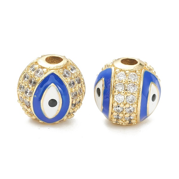 PandaHall Brass Micro Pave Cubic Zirconia Charms, with Enamel, Long-Lasting Plated, Flat Round with Evil Eye, Real 18K Gold Plated , Blue...
PandaHall Brass Micro Pave Cubic Zirconia Charms, with Enamel, Long-Lasting Plated, Flat Round with Evil Eye, Real 18K Gold Plated , Blue...