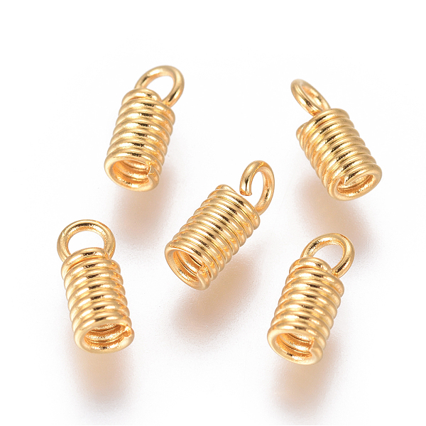 PandaHall Vacuum Plating 304 Stainless Steel Coil Cord Ends, Column, Golden, 8x3.5mm, Hole: 2mm, Inner Diameter: 2mm 304 Stainless Steel
PandaHall Vacuum Plating 304 Stainless Steel Coil Cord Ends, Column, Golden, 8x3.5mm, Hole: 2mm, Inner Diameter: 2mm 304 Stainless Steel