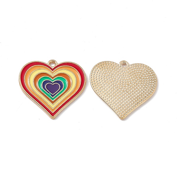 PandaHall Alloy Pendants, with Enamel, Heart Charm, Golden, Colorful, 25x26x1.5mm, Hole: 1.8mm Alloy+Enamel Heart
PandaHall Alloy Pendants, with Enamel, Heart Charm, Golden, Colorful, 25x26x1.5mm, Hole: 1.8mm Alloy+Enamel Heart