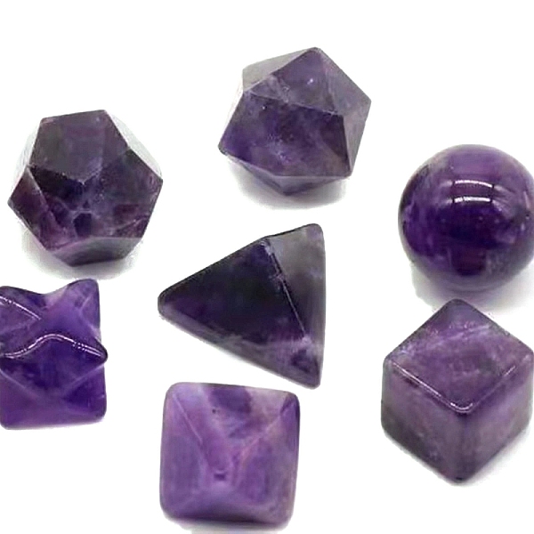 PandaHall Natural Amethyst Mixed Shape Figurines Statues for Home Desk Decorations, 15~24mm, 7pcs/set Amethyst Mixed Shapes
PandaHall Natural Amethyst Mixed Shape Figurines Statues for Home Desk Decorations, 15~24mm, 7pcs/set Amethyst Mixed Shapes