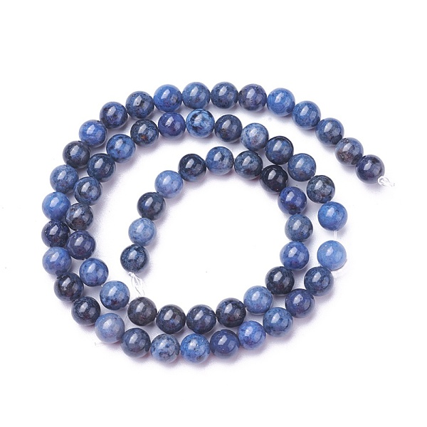 PandaHall Natural Dumortierite Quartz Beads Strands, Round, 6mm, Hole: 0.7mm, about 62pcs/strand, 15.5 inch(39.5cm) Dumortierite Round
PandaHall Natural Dumortierite Quartz Beads Strands, Round, 6mm, Hole: 0.7mm, about 62pcs/strand, 15.5 inch(39.5cm) Dumortierite Round