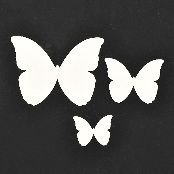 PandaHall 3D Plastic Wall Stickers, with Adhesive Tape, for Home Living Room Bedroom Wall Decorations, Butterfly, White, 23~55x30~70x0.2mm...
PandaHall 3D Plastic Wall Stickers, with Adhesive Tape, for Home Living Room Bedroom Wall Decorations, Butterfly, White, 23~55x30~70x0.2mm...