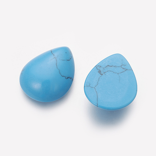 PandaHall Synthetic Turquoise Cabochons, Dyed, teardrop, 19~20x15x5~6mm Synthetic Turquoise Teardrop
PandaHall Synthetic Turquoise Cabochons, Dyed, teardrop, 19~20x15x5~6mm Synthetic Turquoise Teardrop