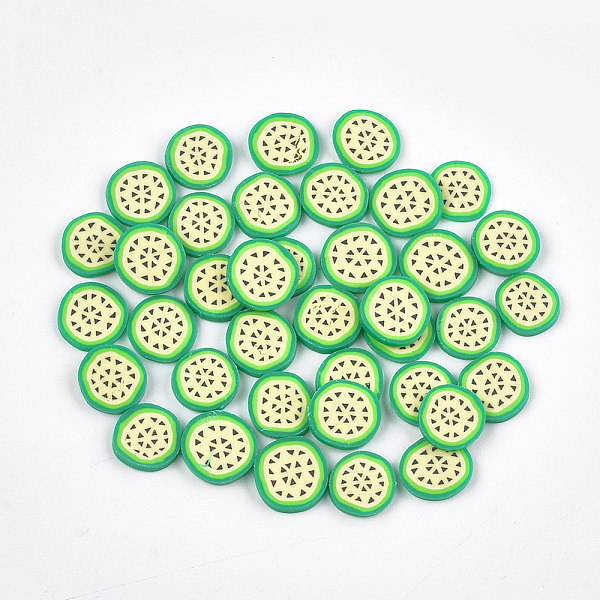 PandaHall Handmade Polymer Clay Nail Art Decoration, Fashion Nail Care Cabochons, Kiwi Fruit, Colorful, 9~11x1~2mm Polymer Clay Fruit
PandaHall Handmade Polymer Clay Nail Art Decoration, Fashion Nail Care Cabochons, Kiwi Fruit, Colorful, 9~11x1~2mm Polymer Clay Fruit