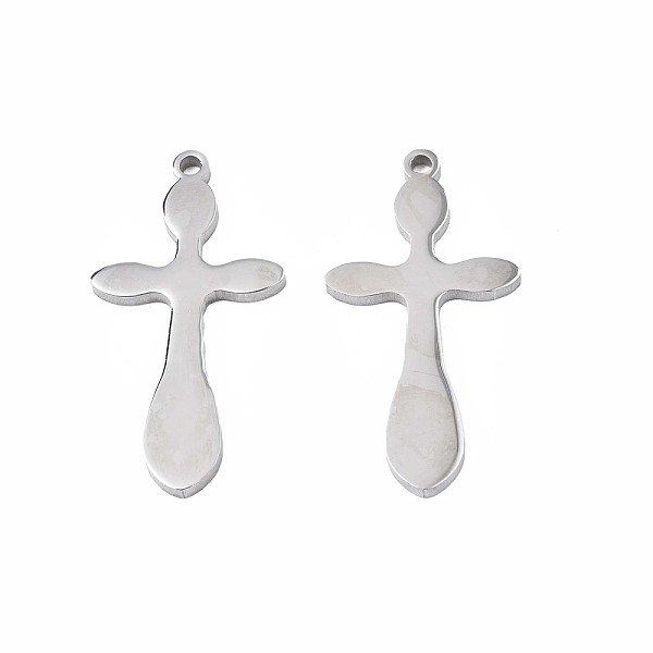 PandaHall 201 Stainless Steel Pendants, Cross, Stainless Steel Color, 35x17.5x2mm, Hole: 1.8mm 201 Stainless Steel Cross
PandaHall 201 Stainless Steel Pendants, Cross, Stainless Steel Color, 35x17.5x2mm, Hole: 1.8mm 201 Stainless Steel Cross