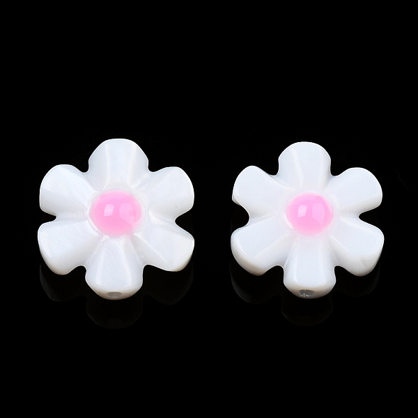 PandaHall Natural Freshwater Shell Enamel Beads, Flower, Pearl Pink, 12x12x4mm, Hole: 0.8mm Freshwater Shell Flower
PandaHall Natural Freshwater Shell Enamel Beads, Flower, Pearl Pink, 12x12x4mm, Hole: 0.8mm Freshwater Shell Flower