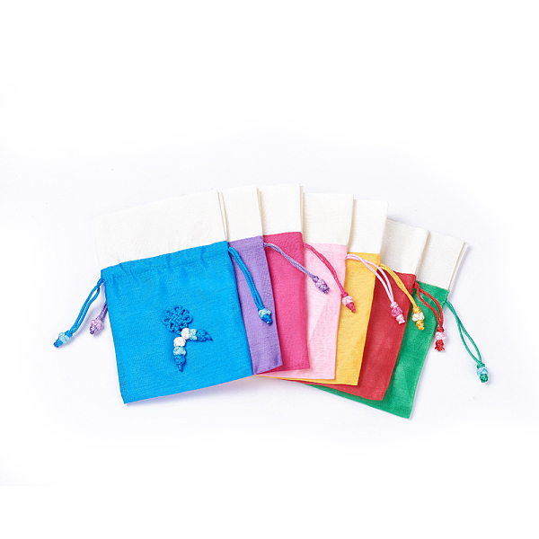 PandaHall Silk Packing Pouches, Drawstring Bags, Mixed Color, 19.2~19.6x11.8~12.2cm Silk Multicolor
PandaHall Silk Packing Pouches, Drawstring Bags, Mixed Color, 19.2~19.6x11.8~12.2cm Silk Multicolor