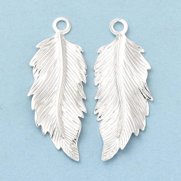 PandaHall Brass Pendants, Cadmium Free & Lead Free, Leaf Charm, 925 Sterling Silver Plated, 32x12.5x1mm, Hole: 2mm Brass Leaf
PandaHall Brass Pendants, Cadmium Free & Lead Free, Leaf Charm, 925 Sterling Silver Plated, 32x12.5x1mm, Hole: 2mm Brass Leaf