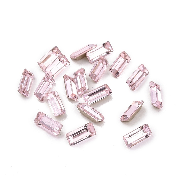 PandaHall Glass Rhinestone Cabochons, Pointed Back & Silver Back Plated, Rectangle, Rosaline, 7x3x2mm Glass Rhinestone Rectangle Pink
PandaHall Glass Rhinestone Cabochons, Pointed Back & Silver Back Plated, Rectangle, Rosaline, 7x3x2mm Glass Rhinestone Rectangle Pink