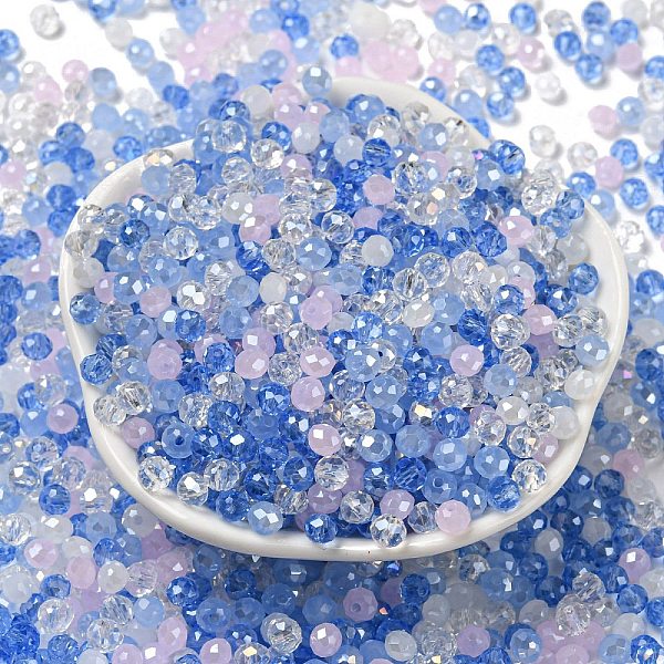 PandaHall Glass Beads, Faceted, Rondelle, Royal Blue, 4x3mm, Hole: 0.4mm, about 6800pcs/500g Glass Rondelle
PandaHall Glass Beads, Faceted, Rondelle, Royal Blue, 4x3mm, Hole: 0.4mm, about 6800pcs/500g Glass Rondelle