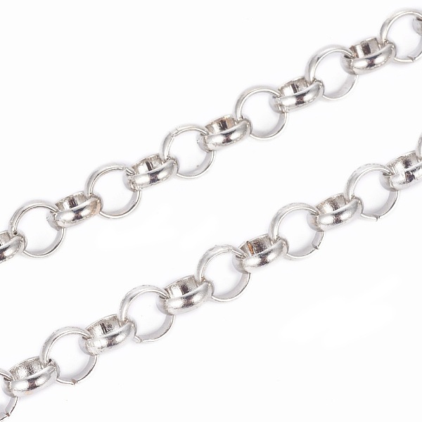 PandaHall Iron Rolo Chains, Belcher Chain, Unwelded, with Spool, Long-Lasting Plated, Platinum, 6x2mm, about 328.08 Feet(100m)/roll Iron
PandaHall Iron Rolo Chains, Belcher Chain, Unwelded, with Spool, Long-Lasting Plated, Platinum, 6x2mm, about 328.08 Feet(100m)/roll Iron