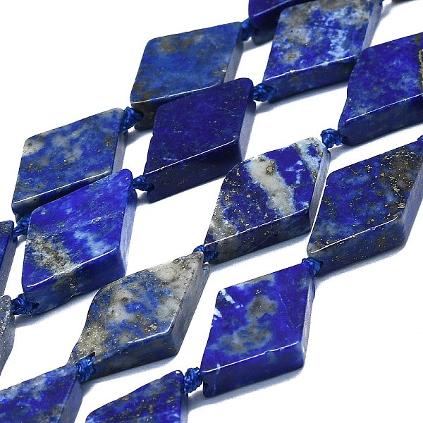 PandaHall Natural Lapis Lazuli Beads Strands, Rhombus, 20~22x12~13x4~5mm, Hole: 1mm, about 19pcs/strand, 16.73''(42.5cm) Lapis Lazuli...
PandaHall Natural Lapis Lazuli Beads Strands, Rhombus, 20~22x12~13x4~5mm, Hole: 1mm, about 19pcs/strand, 16.73''(42.5cm) Lapis Lazuli...