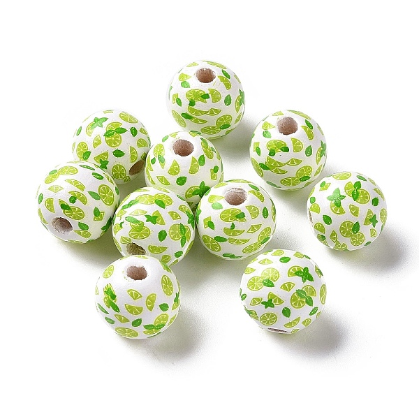 PandaHall Schima Wood European Beads, Large Hole Beads, Round, Lemon Pattern, 15~16mm, Hole: 4mm Wood Lemon
PandaHall Schima Wood European Beads, Large Hole Beads, Round, Lemon Pattern, 15~16mm, Hole: 4mm Wood Lemon