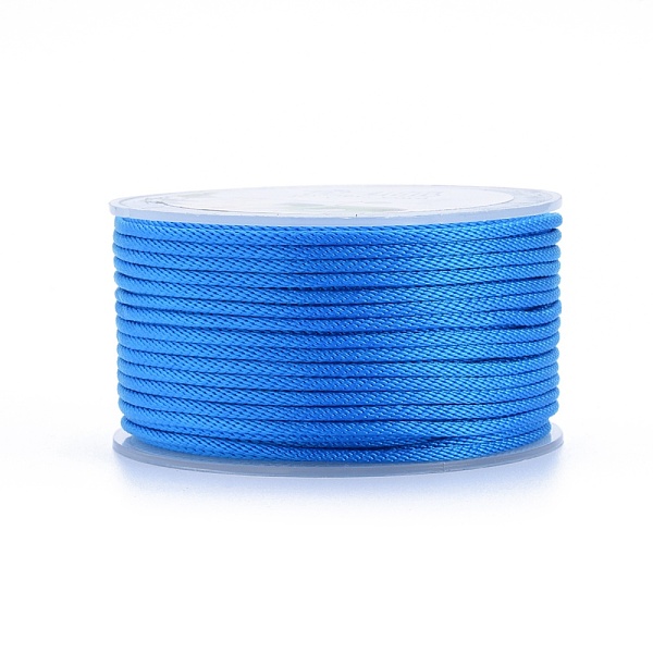 PandaHall Polyester Braided Cords, for Jewelry Making Beading Crafting, Dodger Blue, 2mm, about 21.87 yards(20m)/roll Polyester Blue
PandaHall Polyester Braided Cords, for Jewelry Making Beading Crafting, Dodger Blue, 2mm, about 21.87 yards(20m)/roll Polyester Blue