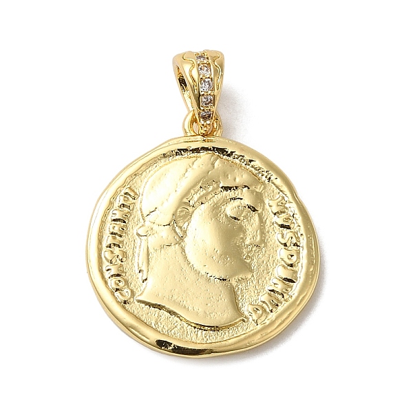 PandaHall Brass Pendants, Long-Lasting Plated, Cadmium Free & Lead Free, Flat Round with Human Charm, Golden, 20x18x2mm, Hole: 4.3X3.4mm...
PandaHall Brass Pendants, Long-Lasting Plated, Cadmium Free & Lead Free, Flat Round with Human Charm, Golden, 20x18x2mm, Hole: 4.3X3.4mm...
