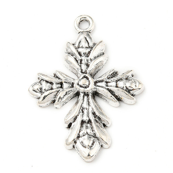 PandaHall Tibetan Style Alloy Pendants, Cross, Antique Silver, 36.5x32x3.5mm, Hole: 2mm, 95pcs/500g Alloy Cross
PandaHall Tibetan Style Alloy Pendants, Cross, Antique Silver, 36.5x32x3.5mm, Hole: 2mm, 95pcs/500g Alloy Cross