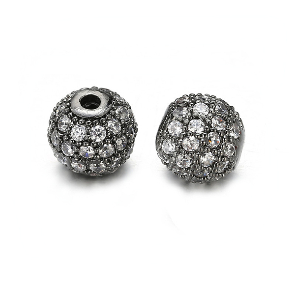 PandaHall Round Brass Micro Pave Cubic Zirconia Beads, Clear, Gunmetal, 8mm, Hole: 2mm Brass+Cubic Zirconia Round Clear
PandaHall Round Brass Micro Pave Cubic Zirconia Beads, Clear, Gunmetal, 8mm, Hole: 2mm Brass+Cubic Zirconia Round Clear