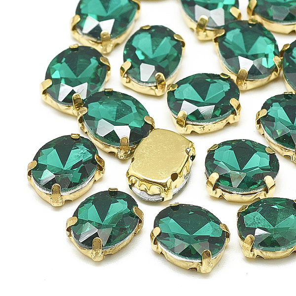 PandaHall Sew on Rhinestone, Multi-strand Links, Glass Rhinestone, with Brass Prong Settings, Garments Accessories, Faceted, Oval, Golden..., Green
PandaHall Sew on Rhinestone, Multi-strand Links, Glass Rhinestone, with Brass Prong Settings, Garments Accessories, Faceted, Oval, Golden..., Green