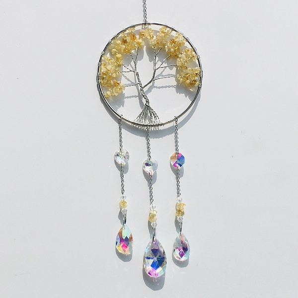 PandaHall Natural Citrine Tree of Life Pendant Decorations, Suncatchers for Party Window, Wall Display Decorations, 400mm Citrine Tree of...
PandaHall Natural Citrine Tree of Life Pendant Decorations, Suncatchers for Party Window, Wall Display Decorations, 400mm Citrine Tree of...