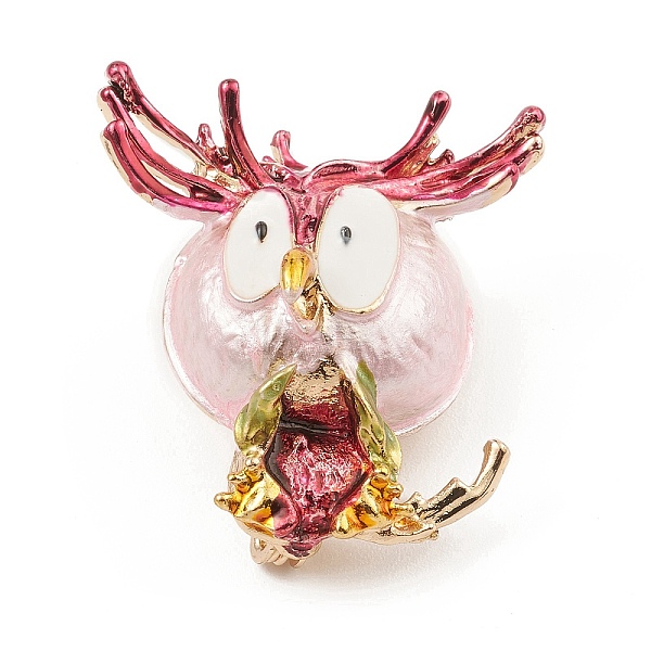 PandaHall Alloy Enamel Brooch Pin, Owl, Deep Pink, 37.5x36x21.5mm Alloy+Enamel Owl
PandaHall Alloy Enamel Brooch Pin, Owl, Deep Pink, 37.5x36x21.5mm Alloy+Enamel Owl