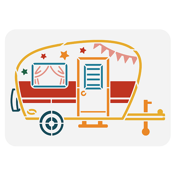 PandaHall BENECREAT Camping Reusable Drawing Stencils, 11.7x8.3" Plastic Happy Camper Plastic DIY Craft Template for Painting on Scrapbook...
PandaHall BENECREAT Camping Reusable Drawing Stencils, 11.7x8.3" Plastic Happy Camper Plastic DIY Craft Template for Painting on Scrapbook...