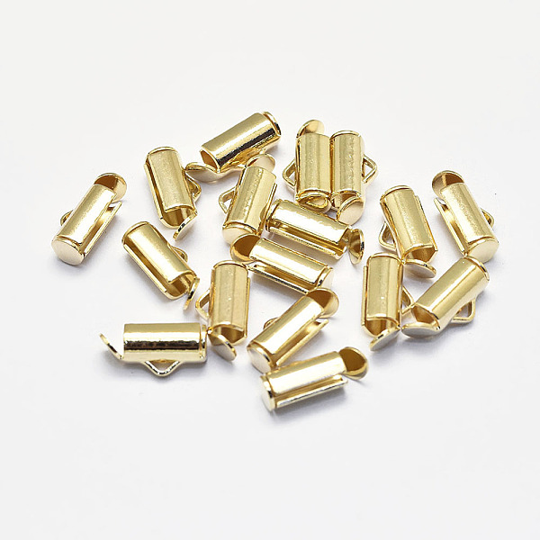 PandaHall Long-Lasting Plated Brass Slide On End Clasps, Real 18K Gold Plated, Nickel Free, Tube, 9x5.5x4mm, Hole: 1mm, Inner Diameter...
PandaHall Long-Lasting Plated Brass Slide On End Clasps, Real 18K Gold Plated, Nickel Free, Tube, 9x5.5x4mm, Hole: 1mm, Inner Diameter...