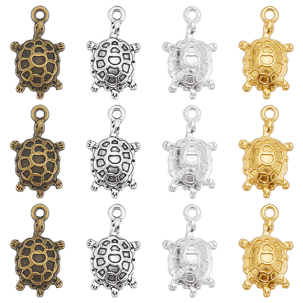 PandaHall SUNNYCLUE 80Pcs 4 Colors Tibetan Style Alloy Pendants, Tortoise Charm, Mixed Color, 25x14.5x3mm, Hole: 2mm, 20pcs/color Alloy...
PandaHall SUNNYCLUE 80Pcs 4 Colors Tibetan Style Alloy Pendants, Tortoise Charm, Mixed Color, 25x14.5x3mm, Hole: 2mm, 20pcs/color Alloy...