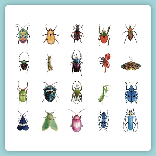 PandaHall 40Pcs 20 Styles Waterproof PET Insects Sticker Labels, Self-adhesion, for Suitcase, Skateboard, Refrigerator, Helmet, Mobile Phone...
PandaHall 40Pcs 20 Styles Waterproof PET Insects Sticker Labels, Self-adhesion, for Suitcase, Skateboard, Refrigerator, Helmet, Mobile Phone...