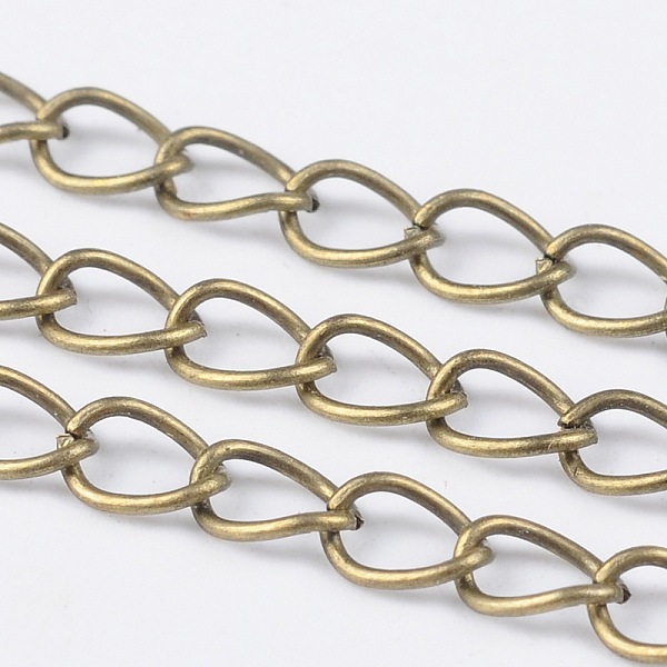 PandaHall Iron Side Twisted Chain, Unwelded, with Spool, Lead Free & Nickel Free, Antique Bronze, 5x4x0.7mm, about 328.08 Feet(100m)/roll...
PandaHall Iron Side Twisted Chain, Unwelded, with Spool, Lead Free & Nickel Free, Antique Bronze, 5x4x0.7mm, about 328.08 Feet(100m)/roll...