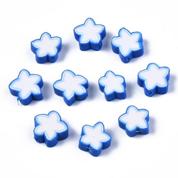 PandaHall Handmade Polymer Clay Beads, Star, Blue, 8.5~11x9~11x4mm, Hole: 1.6mm Polymer Clay Star Blue
PandaHall Handmade Polymer Clay Beads, Star, Blue, 8.5~11x9~11x4mm, Hole: 1.6mm Polymer Clay Star Blue