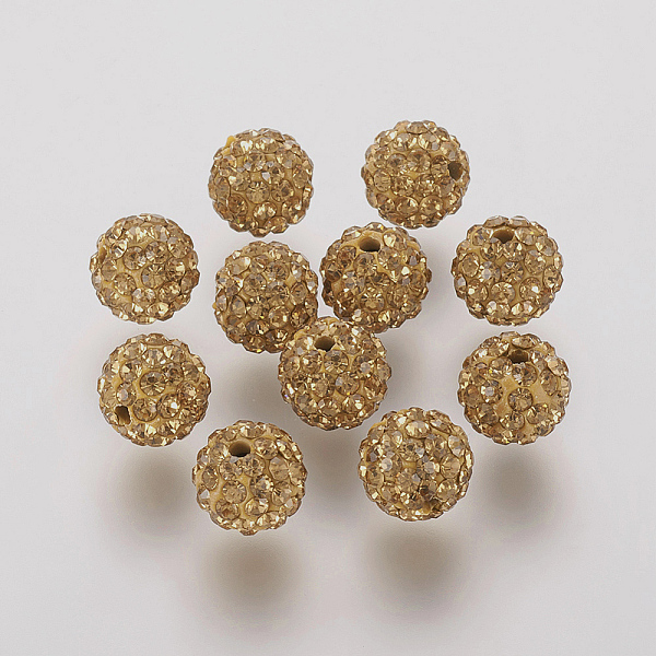 PandaHall Polymer Clay Rhinestone Beads, Grade A, Round, Pave Disco Ball Beads, Light Colorado Topaz, 8x7.5mm, Hole: 1mm Polymer Clay+Glass..., Brown
PandaHall Polymer Clay Rhinestone Beads, Grade A, Round, Pave Disco Ball Beads, Light Colorado Topaz, 8x7.5mm, Hole: 1mm Polymer Clay+Glass..., Brown