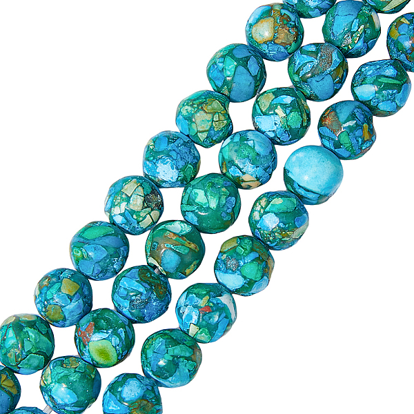 PandaHall HOBBIESAY 6 Strands Synthetic Turquoise Beads Strands, Dyed & Heated, Nuggets, 8mm, Hole: 1.2mm, about 23pcs/strand, 7.48 inch...
PandaHall HOBBIESAY 6 Strands Synthetic Turquoise Beads Strands, Dyed & Heated, Nuggets, 8mm, Hole: 1.2mm, about 23pcs/strand, 7.48 inch...